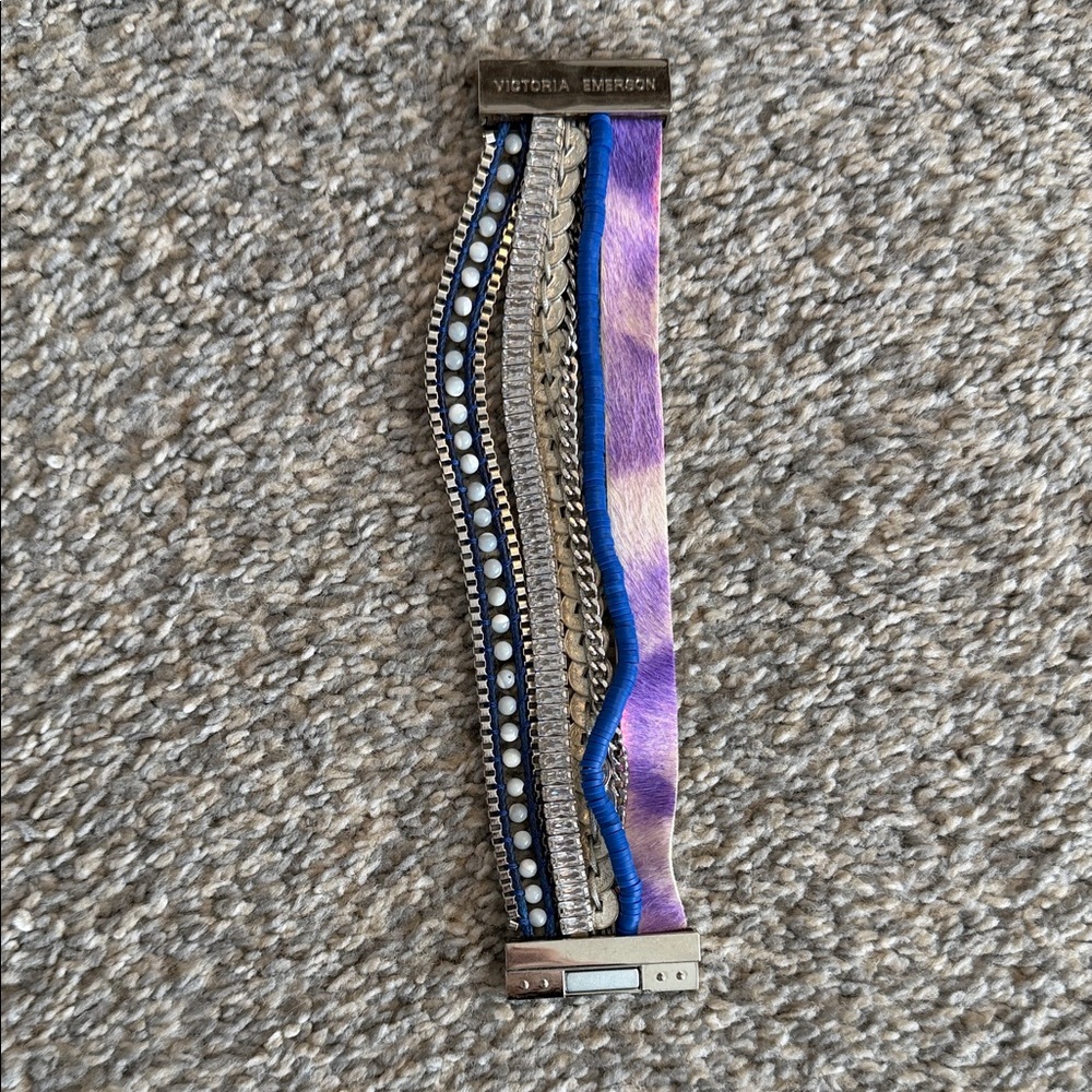 Victoria Emerson Purple and Blue Bracelet